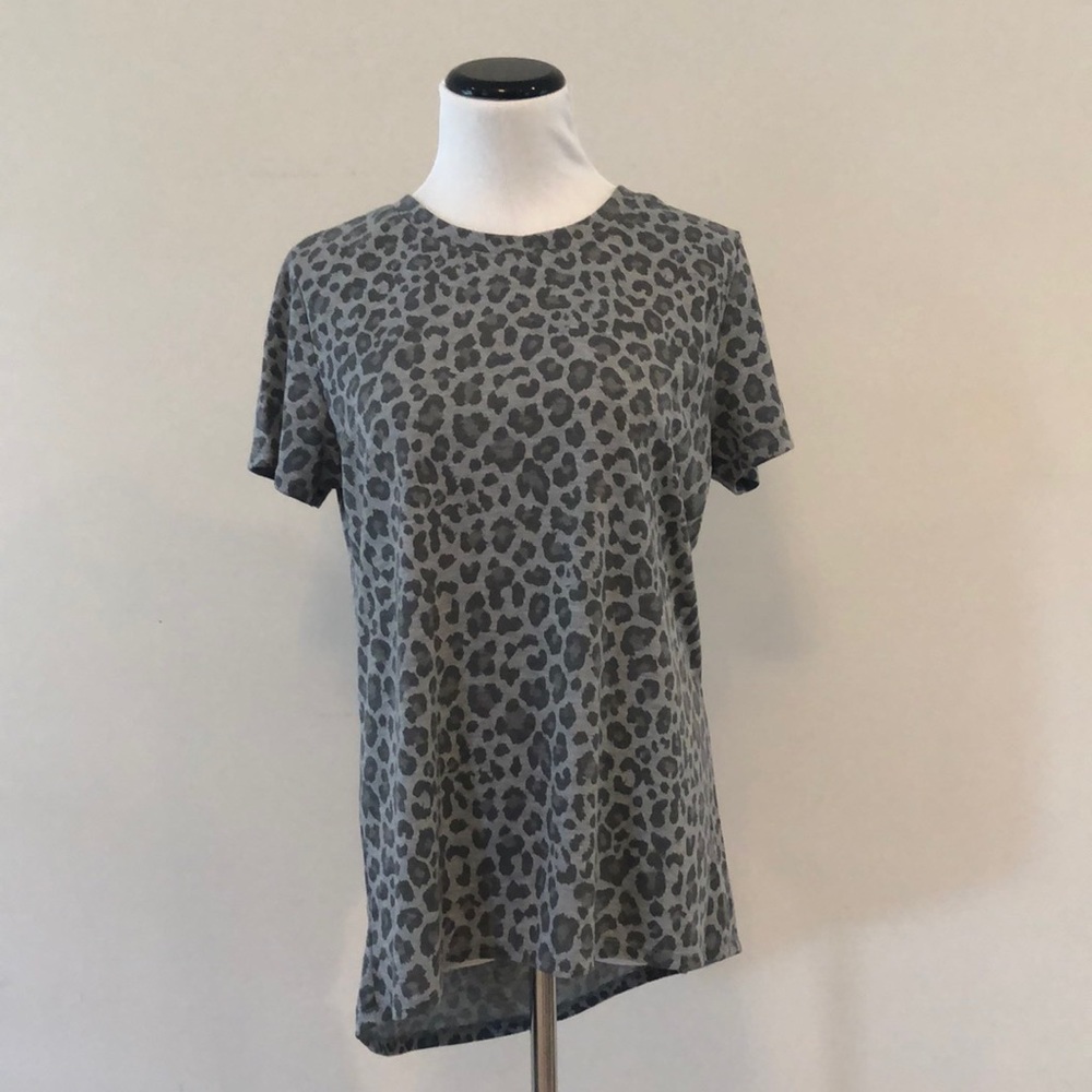 Animal print tee